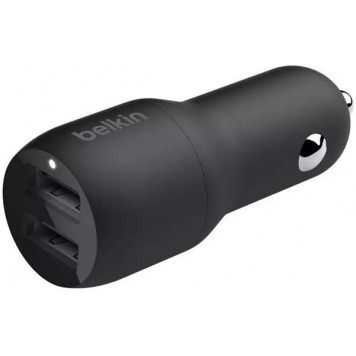 Автомобильное ЗУ Belkin Car Charger 24W Dual USB-A USB-A - Lightning 1m black-3