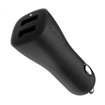 Автомобильное ЗУ Playa by Belkin Car Charger 24W Dual USB-A Black