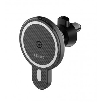 Автомобильный держатель для телефона LDNIO Magnetic MA20 15W Чёрный