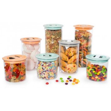 Банка круглая для сыпучих продуктов 1 л ,