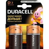 Батарейка Duracell Basic D2 K2 Щелочной элемент питания (2 шт.)