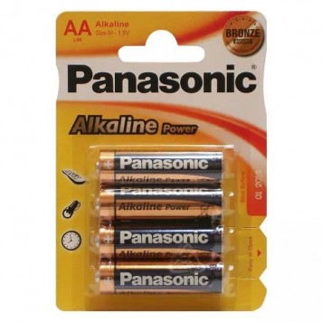 Батарейки Panasonic Alkaline Power LR6APB/4BP(S) (AA 15В)