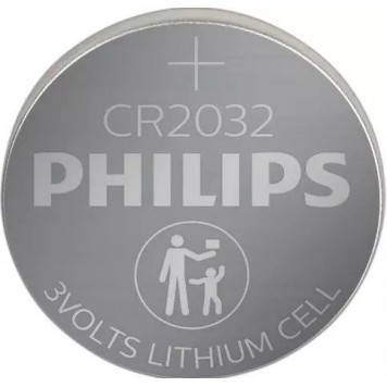Батарейки Philips CR2032P5/51 литиевые 1х5шт. CR2032-1BL (5/100/1000/78000)-2