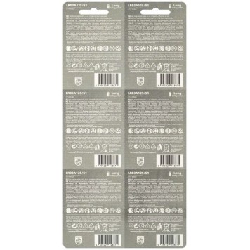 Батарейки Philips LR03A12S/51 ААА алкалиновые 15v 2х6 шт. LR03-2BL Entry (12/96/288/19584)-1