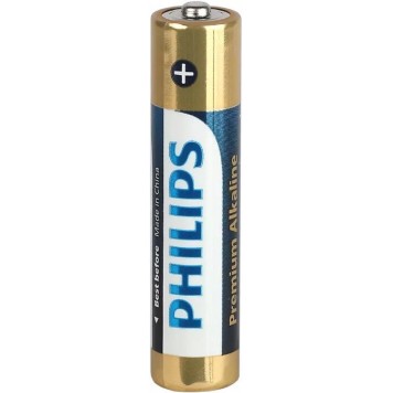 Батарейки Philips LR03M4B/51 ААА алкалиновые 15v 4 шт. LR03-4BL Premium (4/48/144/25920)-2