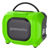 Беспроводная акустическая система аккумуляторная Greenworks GPT-MNBS 24V/220V без АКБ и ЗУ