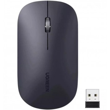 Беспроводная мышь UGREEN MU001 Wireless Mouse Black/No AA Battery inside 90372