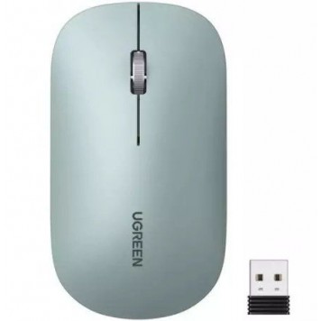 Беспроводная мышь UGREEN MU001 Wireless Mouse Green/No AA Battery inside 90374