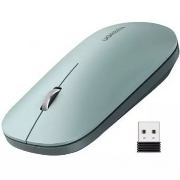 Беспроводная мышь UGREEN MU001 Wireless Mouse Green/No AA Battery inside 90374-1