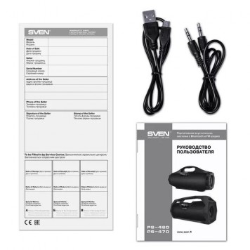 Беспроводная колонка Sven PS-460 чёрный-4