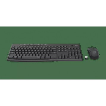 Комплект беспроводной Logitech MK295 с поддержкой SilentTouch (клавиатурамышь GRAPHITE RUS 2.4GHz)-1