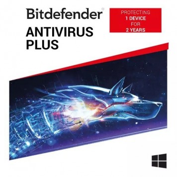 Bitdefender Antivirus Plus for 2 года/1 ПК