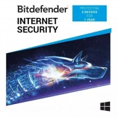 Bitdefender Internet Security for 1 год/3 ПК