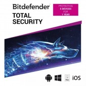 Bitdefender Total Security for 1 год/5 устройств