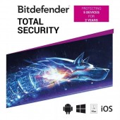 Bitdefender Total Security for 2 года/5 устройств