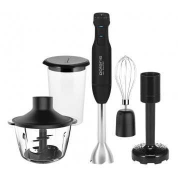 Блендер Погружной Polaris PHB-1517GL Silent BlackSilver