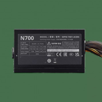 Блок питания CoolerMaster Elite NEX N700 230V Active PFC КПД  75% MPW-7001-ACBN-BEU-3