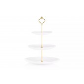 Блюдо 3-х ярусное Ardesto 265*32 см фарфор