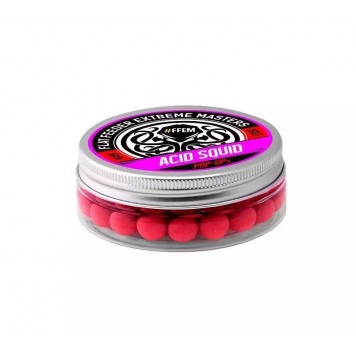 Бойлы плавающие FFEM Pop-Up# Acid Squid 10mm pink 55шт.