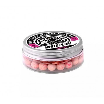 Бойлы плавающие FFEM Pop-Up# White Plum 10mm white/pink 55шт.