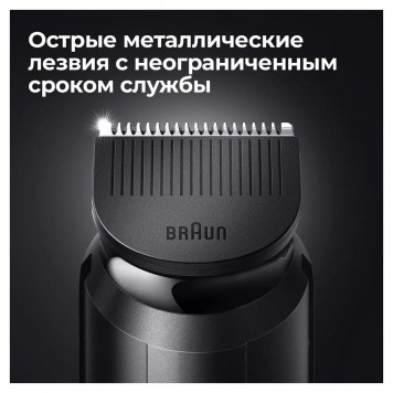 Триммер BRAUN BEARD BT7420  BlkSpGr  BOX CEEMEA-4