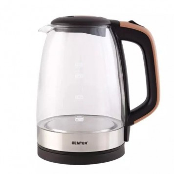 Чайник Centek CT-0065 Beige стекло 1.7л