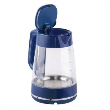 Чайник Centek CT-1014 (синий) стекло 1.7л 2200Вт LED Защита от перегрева STRIX контроллер-1