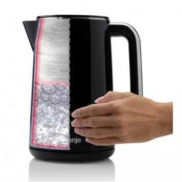 Чайник электрический Gorenje K17DWD черный (металл)-1