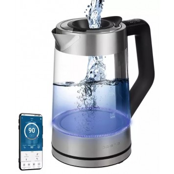 Чайник электрический Polaris PWK-1725CGLD WiFi IQ Home Silver (17215) 2200 Вт Стекло 17 л