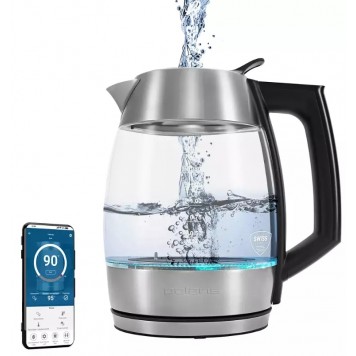 Чайник электрический Polaris PWK-1841CGLD WIFI IQ Home Silver (19370) 2200 Вт Стекло 18 л