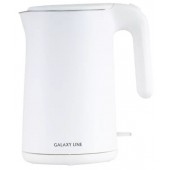 Чайник электрический с двойными стенками GALAXY LINE GL0327 Белый Чайник электрический с двойными стенками GALAXY LINE GL0327 Белый