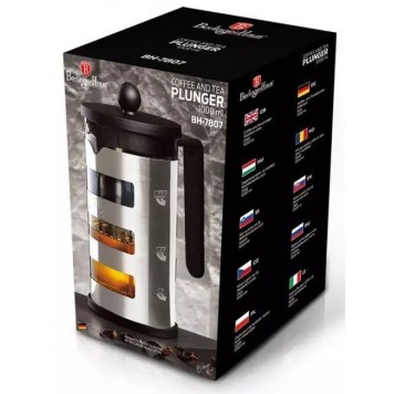 Чайник Френч-пресс заварочный стеклянный 1 л  Berlinger Haus BH-7807-1