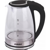 Чайник HIMMEL KB-1018 18 л 1500 Вт закрытый нагревательный элемент стекло пластик черный