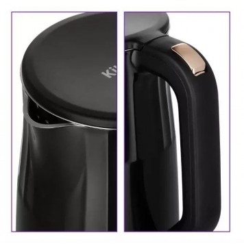 Чайник Kitfort КТ-6610 (сталь/пластик) черный-2