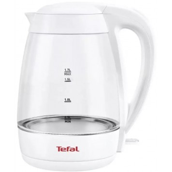 Чайник TEFAL KO450132 (белый) 17л стекло 2200 Вт.