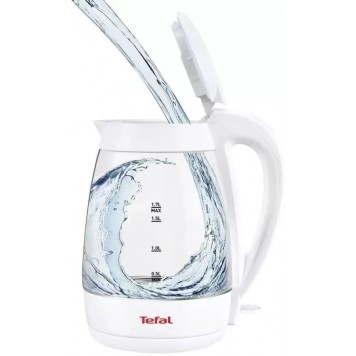 Чайник TEFAL KO450132 (белый) 17л стекло 2200 Вт.-4