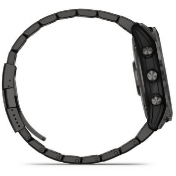 Часы Garmin Fenix 7X Sapph Sol темносерый DLC титан с титановым браслетом 010-02541-27-5
