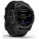 Часы Garmin Fenix 7 Sapph Solar, черный DLC титан с черным силиконом 010-02540-35