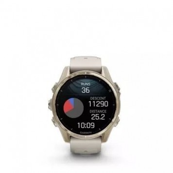 Часы с навигатором Garmin Fenix 8 43mm AMOLED сапфир песочный силикон-3