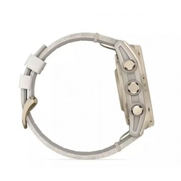 Часы с навигатором Garmin fenix 8 43mm AMOLED сапфир светлая кожа 010-02903-40-3