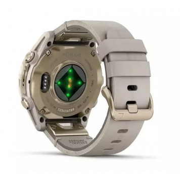 Часы с навигатором Garmin fenix 8 43mm AMOLED сапфир светлая кожа 010-02903-40-4
