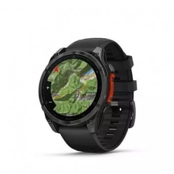 Часы с навигатором Garmin Fenix 8 47mm AMOLED стекло темный силикон-3