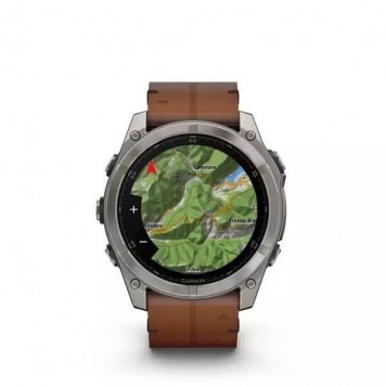 Часы с навигатором Garmin fenix 8 51mmAMOLED сапфир светлые кожа 010-02905-40-2