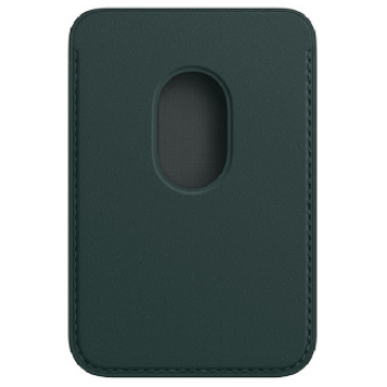 Чехол-бумажник iPhone Leather Wallet with MagSafe - Forest Green-1