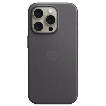 Чехол для iPhone 15 Pro FineWoven Case with MagSafe - Black (MT4H3ZM/A)