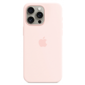 Чехол для iPhone 15 Pro Max Silicone Case with MagSafe - Light Pink, (MT1U3ZM/A) Чехол для iPhone 15 Pro Max Silicone Case with MagSafe - Light Pink, (MT1U3ZM/A)