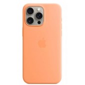 Чехол для iPhone 15 Pro Max Silicone Case with MagSafe - Orange Sorbet (MT1W3ZM/A) Чехол для iPhone 15 Pro Max Silicone Case with MagSafe - Orange Sorbet (MT1W3ZM/A)