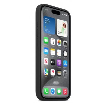 Чехол для iPhone 15 Pro Silicone Case with MagSafe - Black (MT1A3ZM/A)-1