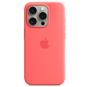 Чехол для iPhone 15 Pro Silicone Case with MagSafe - Guava, (MT1G3ZM/A)