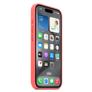 Чехол для iPhone 15 Pro Silicone Case with MagSafe - Guava, (MT1G3ZM/A)-1